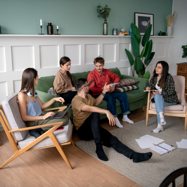 Shared apartment bedroom